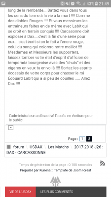 Il est fané complet